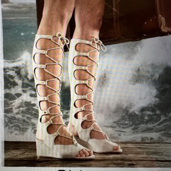 Chloe Gladiator Suede Sandal - Picture 10 of 12